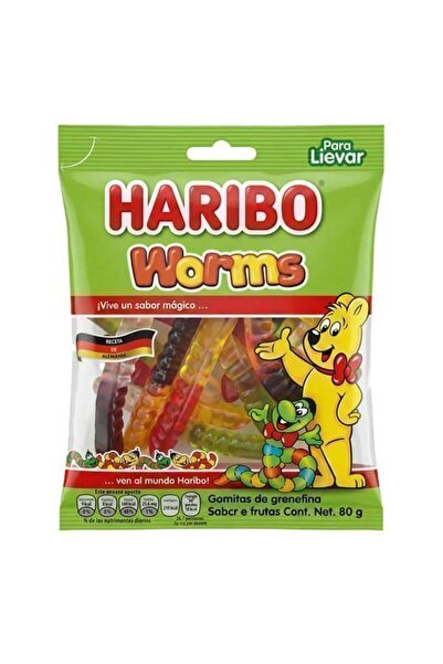 Haribo ΖΑΧΑΡΩΤΑ 80gr - (WORMS)