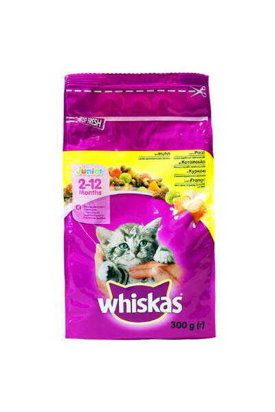 Whiskas ΓΑΤΟΤΡΟΦΗ JUNIOR ΚΡΟΚΕΤΑ 300gr. - (ΚΟΤΟΠΟΥΛΟ)