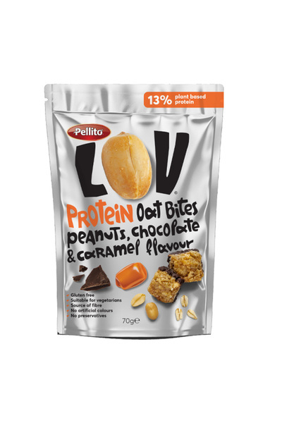 PELLITO LOV OAT BITES 70gr. - (ΦΥΣΤΙΚΙ - ΚΑΡΑΜΕΛΑ - ΣΟΚΟΛΑΤΑ)