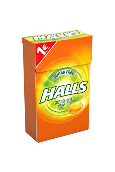 halls ΚΑΡΑΜΕΛΕΣ 12x28gr - (CITRUS MIX) (SUGAR FREE) (ΚΟΥΤΙ)