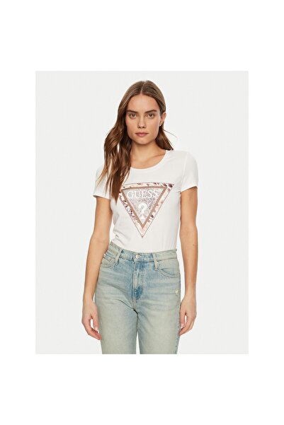 Guess Tricou de damă W5RI22J1314 Alb