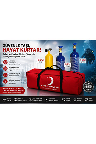 SAVASISG dalgıç tüp taşıma çantası
