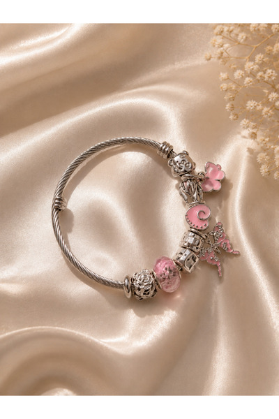 Eloré Pink Enchanted Charm Bracelet