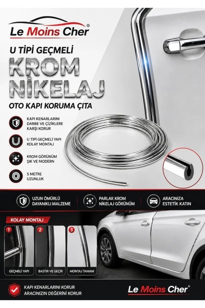 Le Moins Cher Fiat Egea Cross Lounge Elkamet 5 Metre U Tipi Geçmeli Krom Nike...