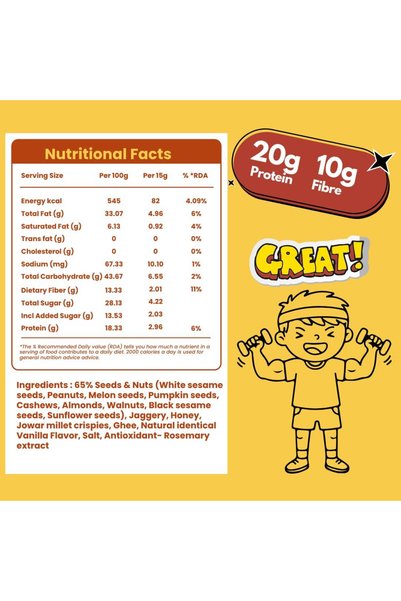 Generic Brand Nihkan Super Seeds & Nuts Bars | 100g