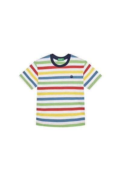 United Colors of Benetton Tricou băieți 3FHXG10HR Multicolor