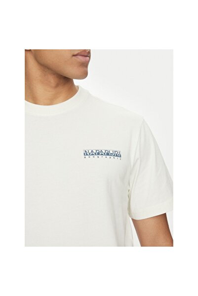 Napapijri Tricou bărbătesc NP0A4IE42061 Alb