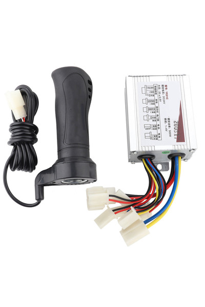 Choice وحدة تحكم سرعة المحرك ومقود التحكم (الثروتل) بفرشاة 24V 36V 48V 500W ل...