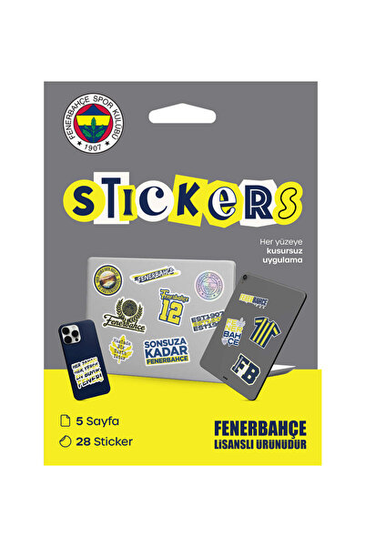 Fenerbahçe ΠΑΚΕΤΟ ΑΥΤΟΚΟΛΛΗΤΩΝ ΓΚΡΙ