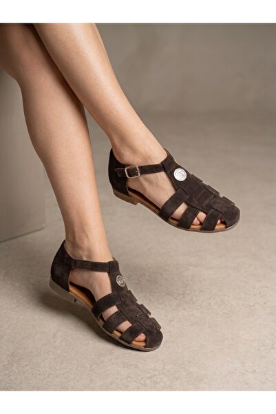 Rüya Shoes صنادل نسائية من الجلد الطبيعي