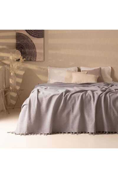 Evidea Soft Opia Çift Kişilik Pike - Gri - 200x220 cm
