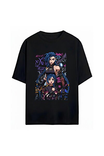 SVART WEAR Arcane Printed Unisex Oversize 100% Cotton T-Shirt