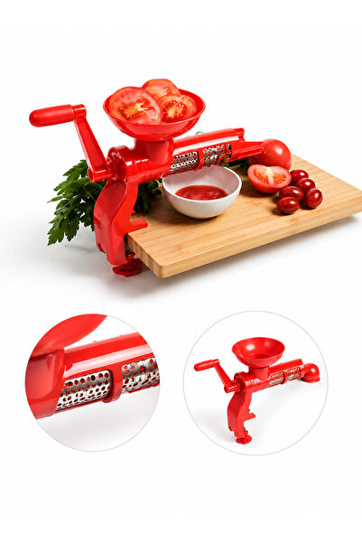 Generic Brand Manual Tomato and Fruit Strainer with Table Clamp