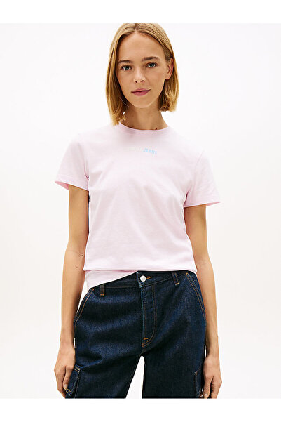 Tommy Hilfiger Kadın TJW Essential Logo Detaylı 2'li T-shirt