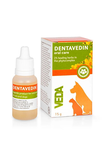 Vedavet Kedi ve Köpekler için Ağız Bakım Solüsyonu (15 ml)