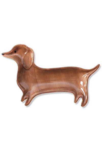 Petshop By Fringe Studio Julianna Swaney Doxie Trinket Tray 15x9cm