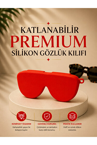 ELECTRONX Katlanabilir Premium Gözlük Kılıfı - Luxury Case- Gözlük Taşıma Kıl...
