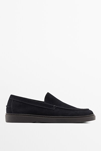 Massimo Dutti Süet deri makosen