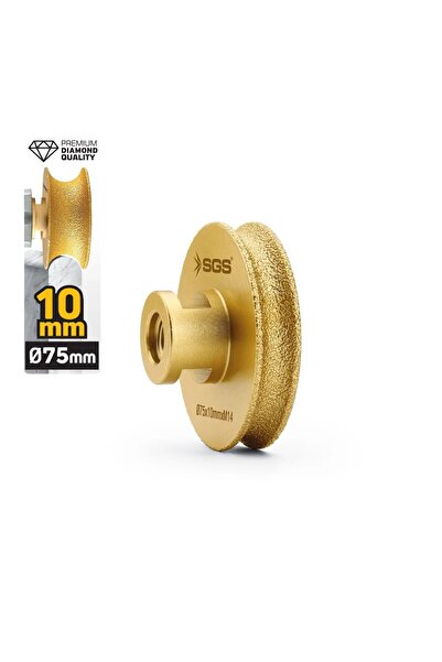 SGS SGS2787 M14-75x10 Mm Vakum Elmas Taşlama Diski Tam Profil