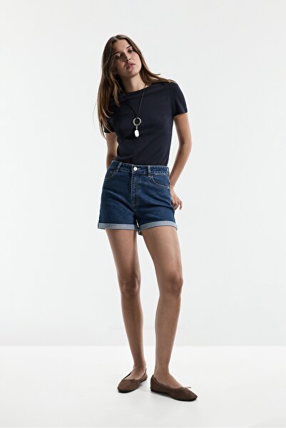 LEFTIES Esnek denim şort