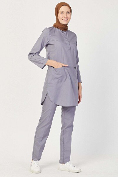Owlet Medikal Smoke Gray Hijab Set