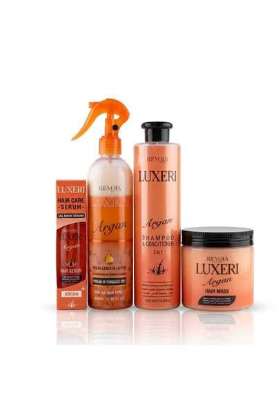 REVOLA EXPERT REVOLA ARGAN Saç Bakım Seti Kıvırcık Saçlar İçin Özel Formül ( ...