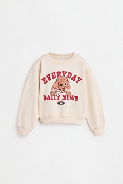 LEFTIES Baskılı sweatshirt