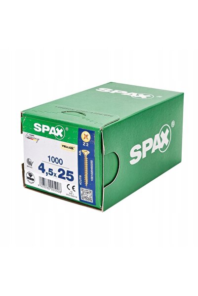 ABC SPAX Șuruburi Universale Spax 4.5 X 25 1000 Bucăți Pz2