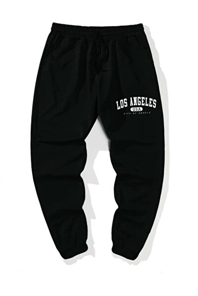 classy moda Unisex Lettering Front Printed 2 Thread Combed Cotton Baggy Trousers