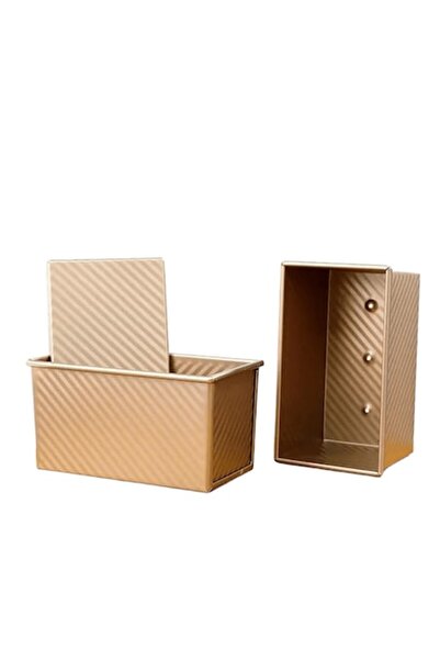 pullman Set profesional de tăvi de copt cu capac, din oțel carbon de 0,5 mm, ...