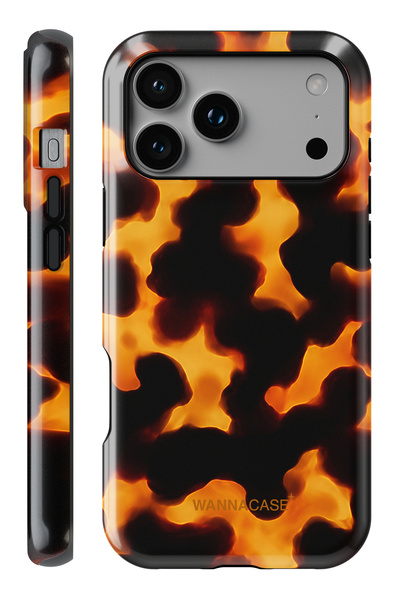 WANNACASE iPhone 17 Pro Max Tortoise Çift Katmanlı Essential Tough Telefon Kı...