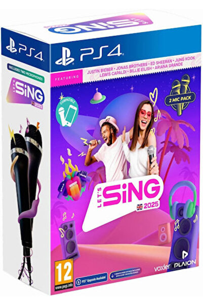 RAVENSCOURT Let's Sing 2025 (Πακέτο 2 Μικροφώνων) Παιχνίδι PS4