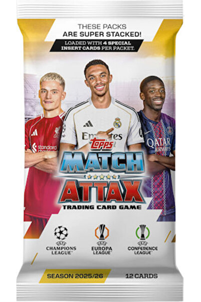 Topps UCC Τσάμπιονς Λιγκ Μάτσ Ατάξ Έξτρα Πακέτο 2025/26