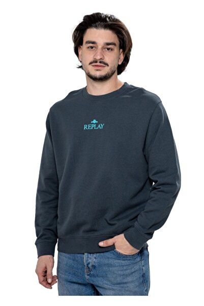 Replay Φούτερ M6962.000.23650P.094 - Ocean Blue - xl