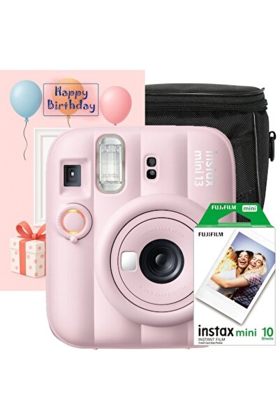 Fujifilm Set cadou complet instax mini 13 Candy Pink, roz + 10 filme foto + h...