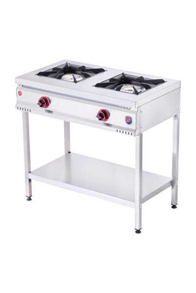 Silverinox 2 Lİ TABAN RAFLI OCAK DOĞALGAZLI DEMONTE