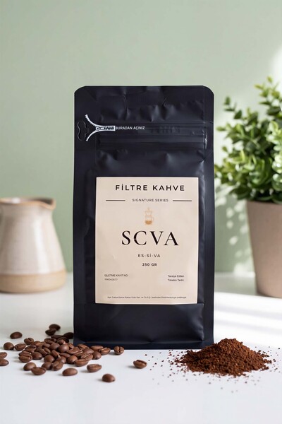 Rivaİstanbul قهوة مفلترة طازجة محمصة من سلسلة SCVA Signature بوزن 250 جرام