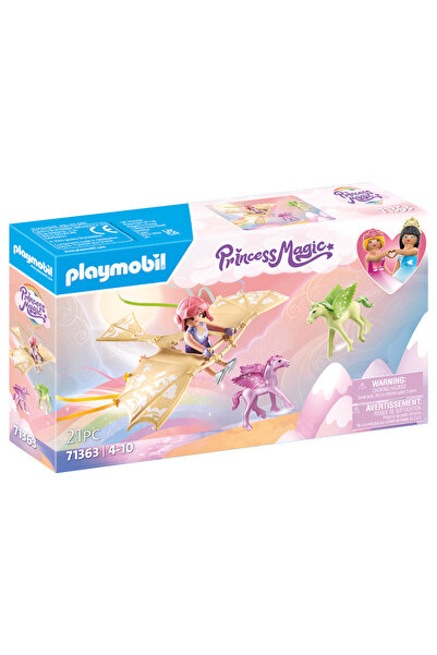 Playmobil Πριγκιπική Μαγική Ταξίδια στο Σύννεφο με Μικρά Πέγασα για παιδιά 4-...