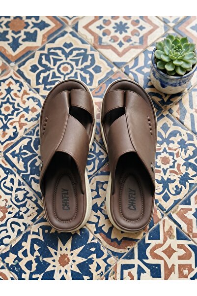 Amity Footwear KSA حذاء مدائن رجالي جلد | نعل مضاد للانزلاق | تطريز يدوي فاخر...