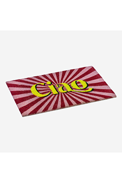 GIFT COMPANY سجادة باب من ألياف جوز الهند الحمراء مقاس 45×75 سم