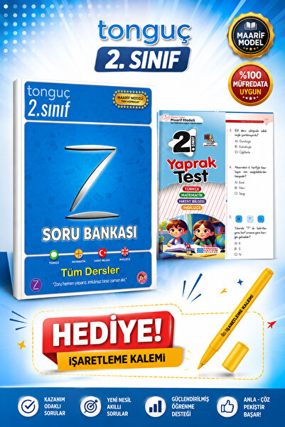 Tonguç Yayınları 2. Sınıf Zoru Bankası Tüm Dersler Soru Bankası +2. Sınıf Yap...