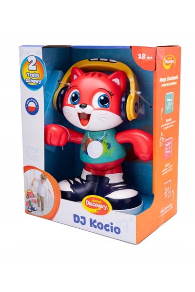 Dumel Jucărie interactivă DJ KOCIO vorbește poloneză 18M+