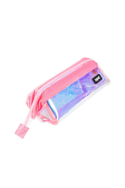 Zipit Iridescent Lenny Zipper Pencil Case - Pink