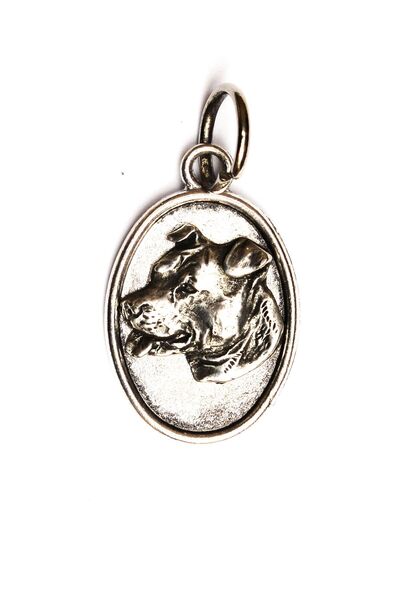 Art - Dog Colier cu pandantiv American Staffordshire Terrier argintiu
