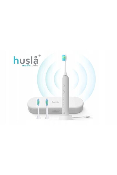 Husla PERIUȚĂ SONICĂ PENTRU ALBIREA DINTELOR MEDIC 3 VÂRFURI + CUTIE