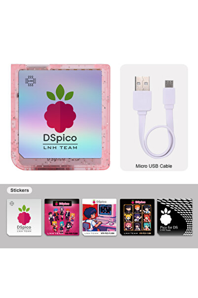 Choice8 قارئ بطاقات ألعاب TRNPK ملون RP2040 Dspico مع منفذ MicroUSB أبيض PCBA...
