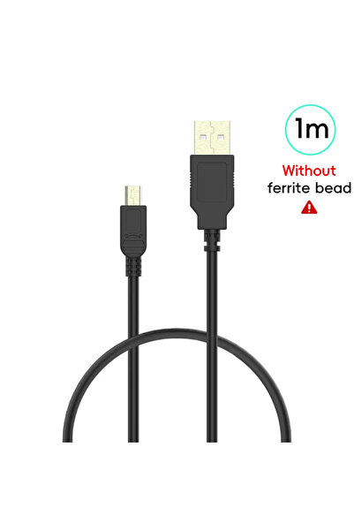 choice2 1M Data Frog USB A to Mini B 5Pin Durable Cable Fast Charge Sync Cord...
