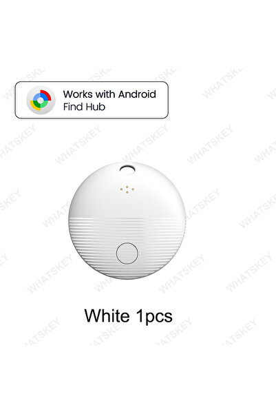 Choice1 جهاز تتبع GPS أبيض اللون (قطعة واحدة) لنظام أندرويد، متوافق مع خدمة ا...