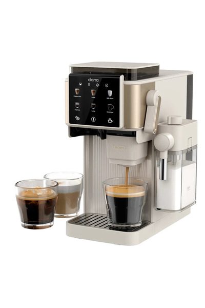 CIARRA Aparat de espresso automat cu râșniță, Ciarra, Home Brew, PID, 15 bari...