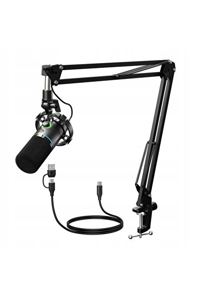 MAONO Microfon Dinamic PD200XS Studio USB XLR Vocal Podcasting RGB